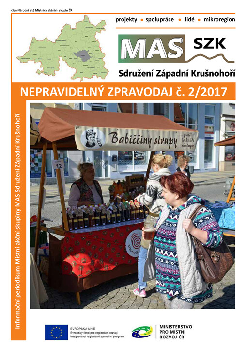 Nepravidelný zpravodaj : MAS Sdružení Západní Krušnohoří : projekty - spolupráce - lidé - mikroregion
