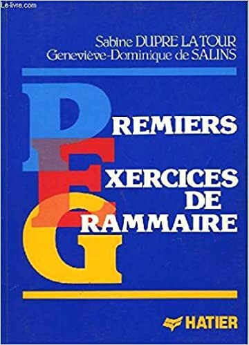Premiers exercises de grammaire