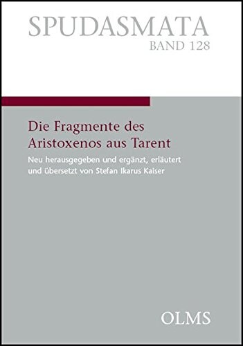 Die Fragmente des Aristoxenos aus Tarent