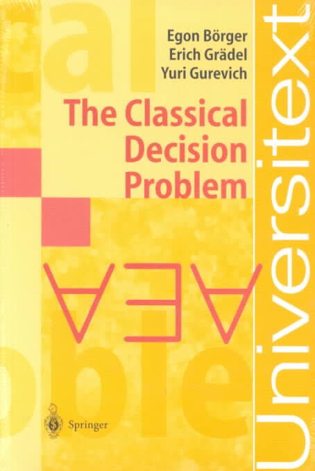 The Classical Decision Problem