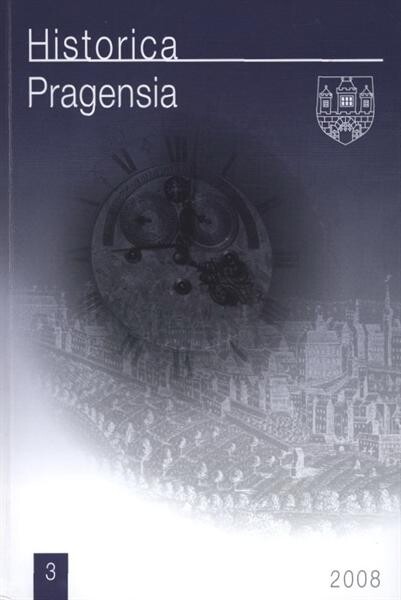 Historica Pragensia : historický sborník Muzea hlavního města Prahy = Historical journal of the City of Prague Museum