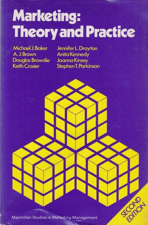 Marketing : theory and practice