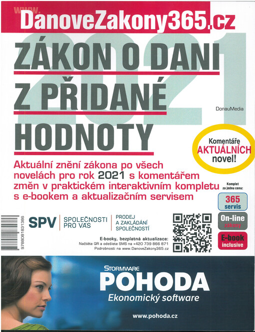 Zákon o dani z přidané hodnoty : 2021 s komentářem změn