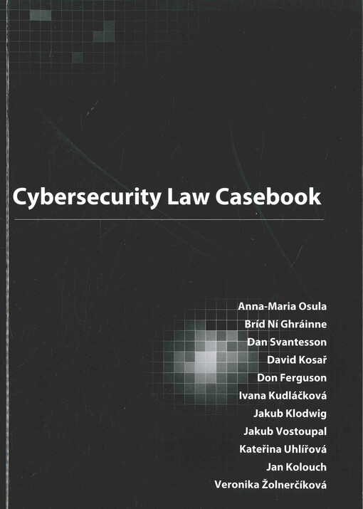 Cybersecurity law casebook