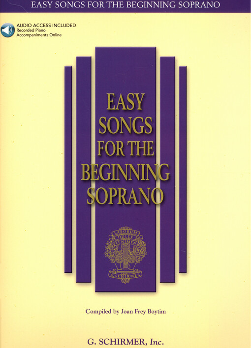 Easy songs for the beginning soprano
