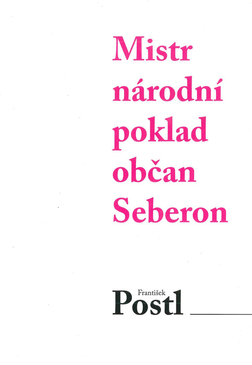 Mistr národní poklad občan Seberon