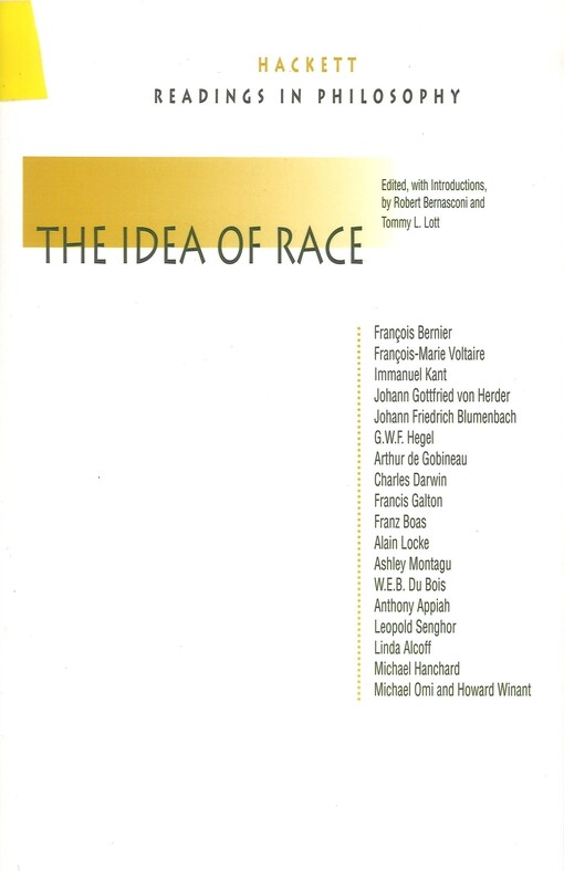 The idea of race