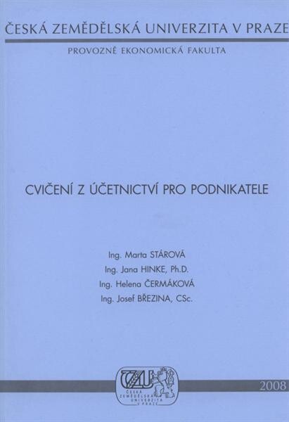 Cvičení z účetnictví pro podnikatele