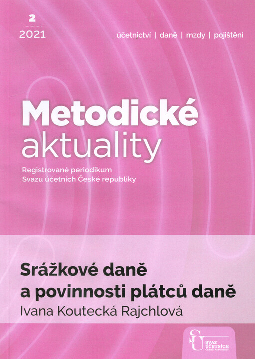 Srážkové daně a povinnosti plátců daně