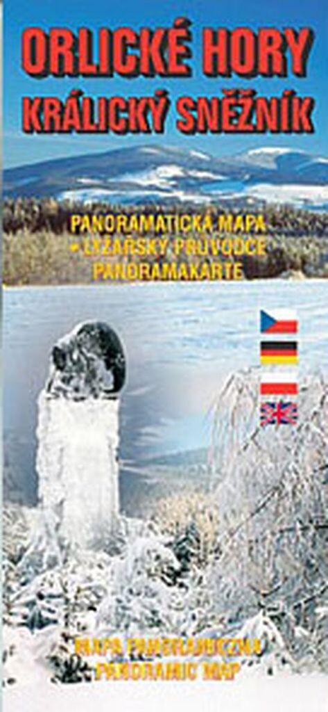 Orlické hory Králický Sněžník : panoramatická mapa : lyžařský průvodce