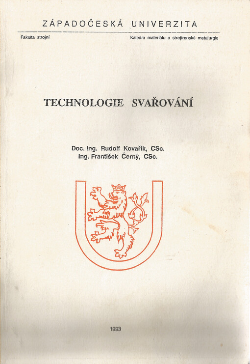Technologie svařování