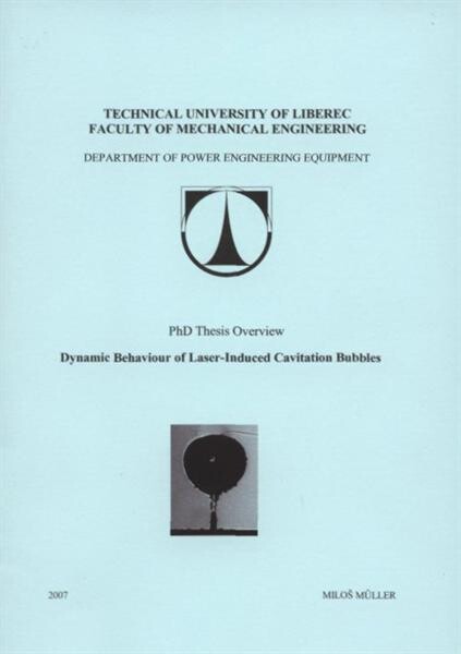 Dynamic behaviour of laser-inducet cavitation bubbles : PhD Thesis overview