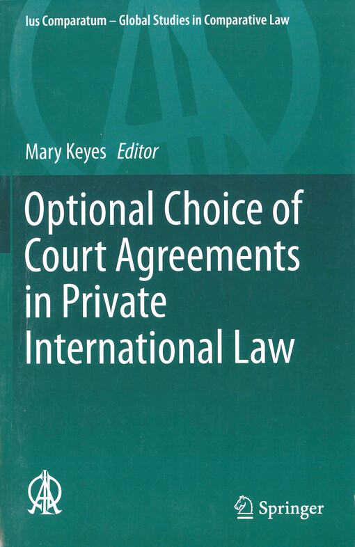 Optional choice of court agreements in private international law