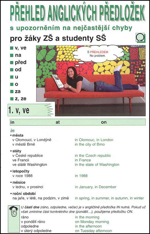 Přehled anglických předložek : s upozorněním na nejčastější chyby pro žáky ZŠ a studenty SŠ