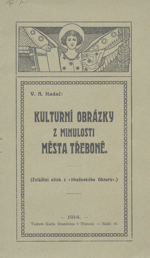 Kulturní obrázky z minulosti města Třeboně
