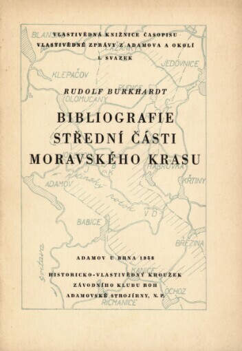 Bibliografie střední části Moravského krasu