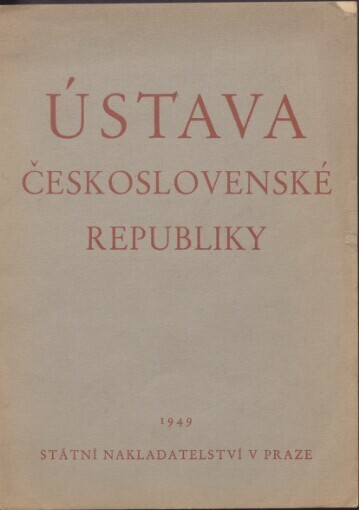 Ústava Československé republiky ze dne 9. května 1948
