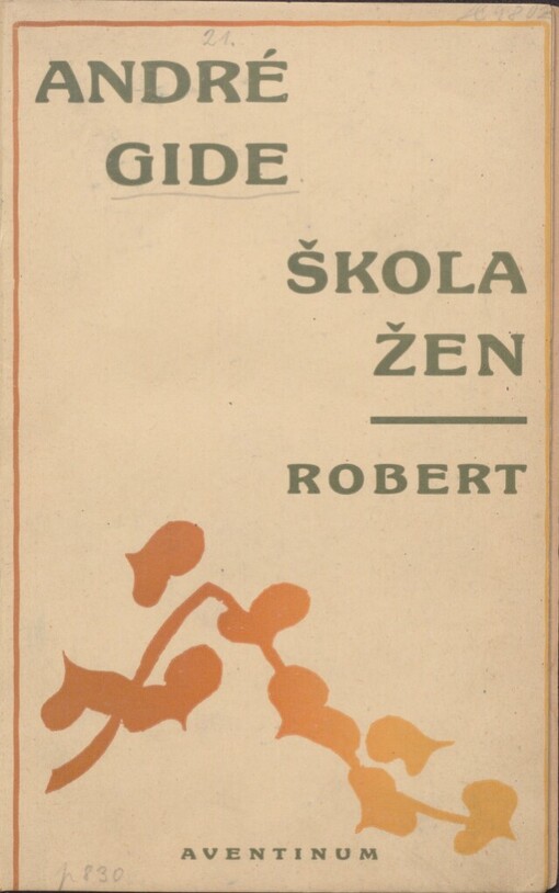 Škola žen ;Robert