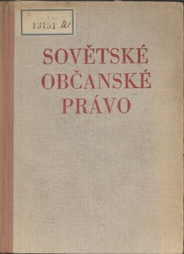 Sovětské občanské právo