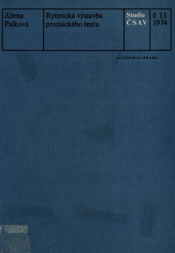 Rytmická výstavba prozaického textu