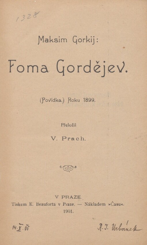 Foma Gordějev: (povídka) Roku 1899