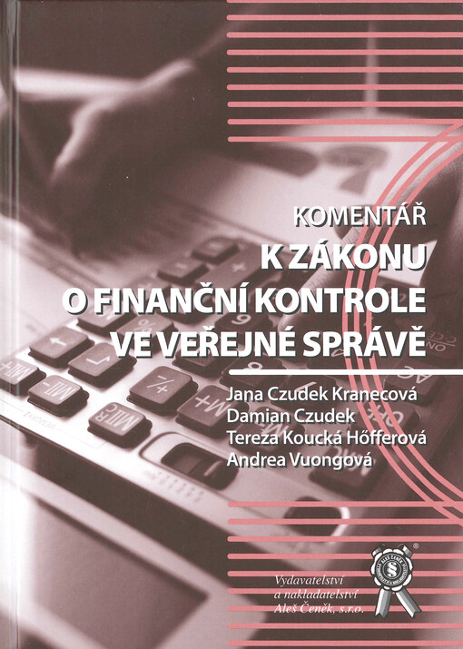 Komentář k zákonu o finanční kontrole ve veřejné správě