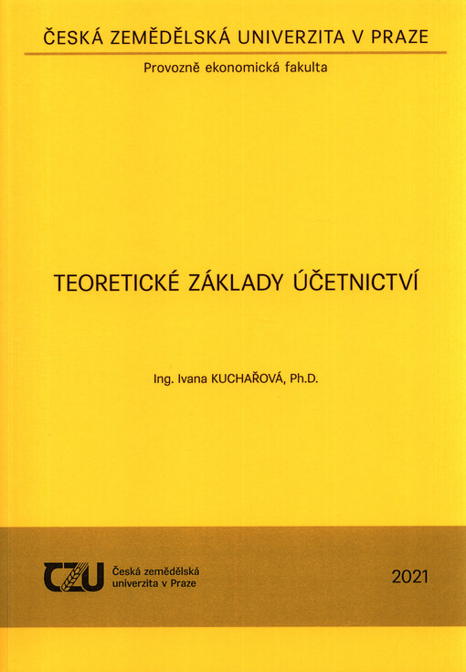 Teoretické základy účetnictví