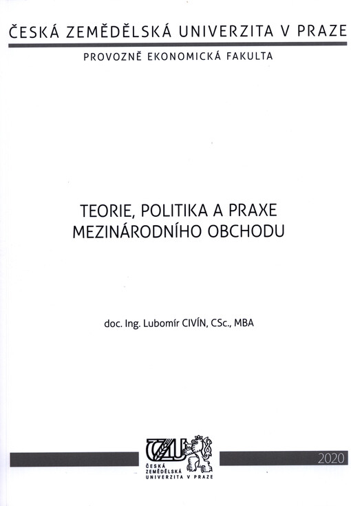 Teorie, politika a praxe mezinárodního obchodu