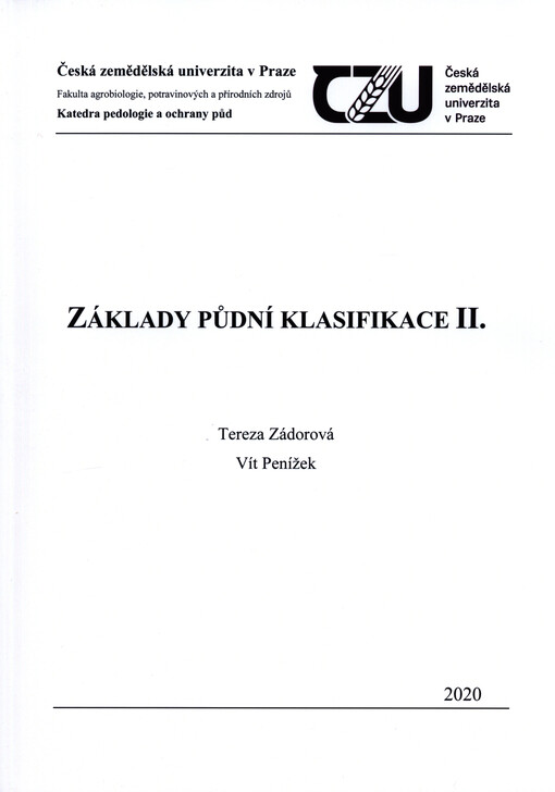Základy půdní klasifikace