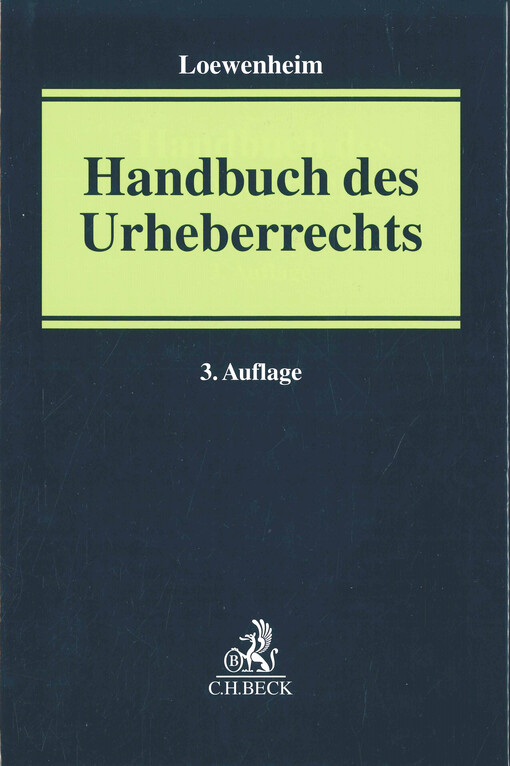 Handbuch des Urheberrechts