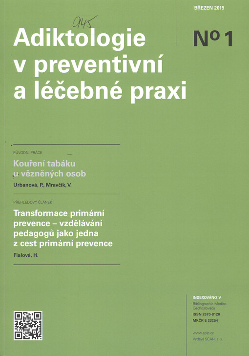 Adiktologie v preventivní a léčebné praxi