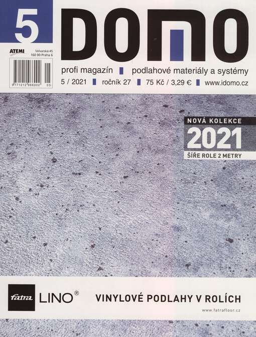 Domo : profi magazín : podlahové materiály a systémy