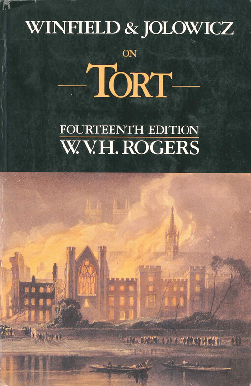 Winfield and Jolowicz on tort