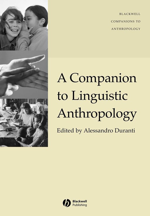 A companion to linguistic anthropology
