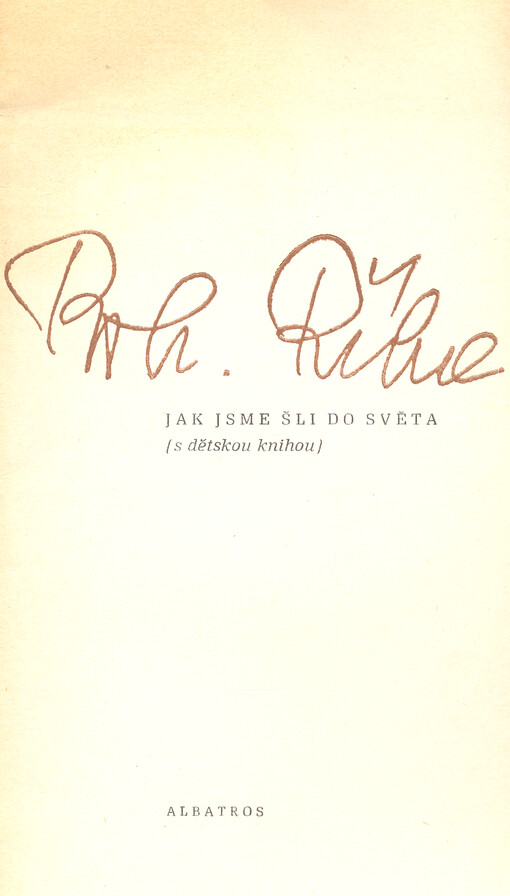 Jak jsme šli do světa : (s dětskou knihou)