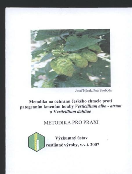Metodika na ochranu českého chmele proti patogenním kmenům houby Verticillium albo-atrum a Verticillium dahliae