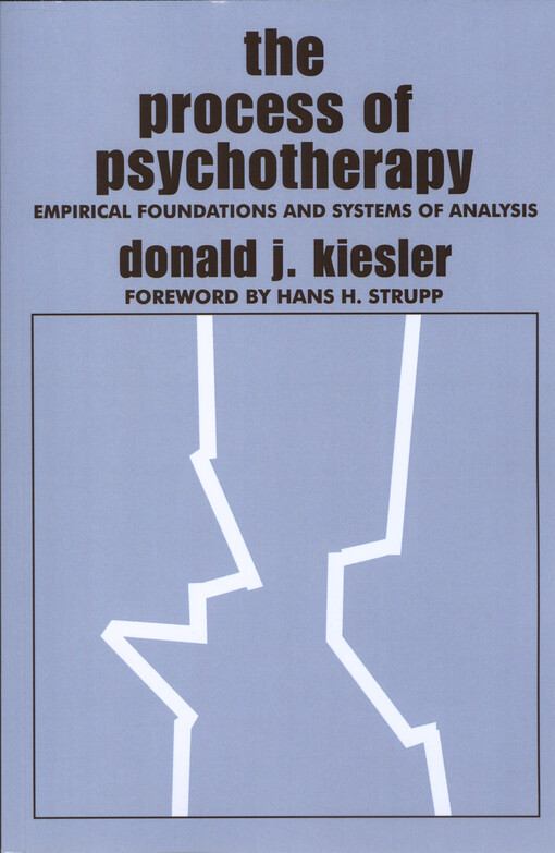 The process of psychotherapy : empirical foundations and systems of analysis