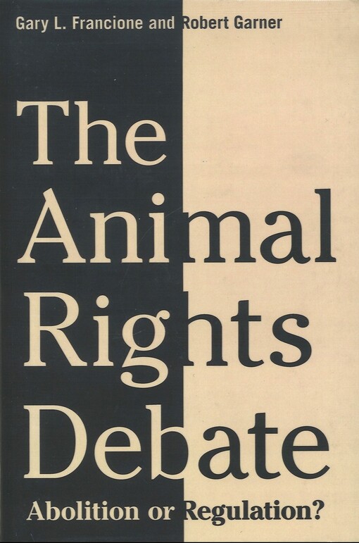 The animal rights debate