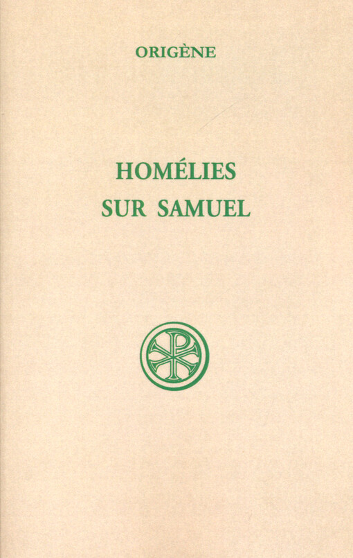 Homélies sur Samuel