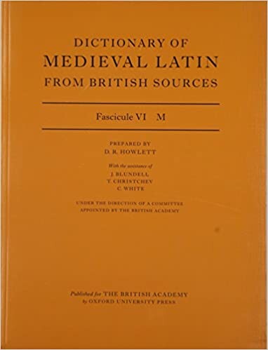 Dictionary of Medieval Latin from British Sources: Fascicule VI: M