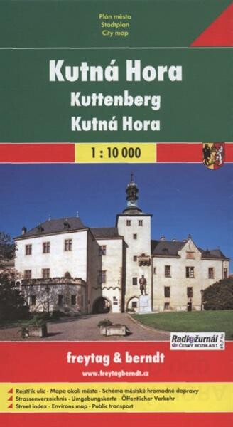 Kutná Hora Kuttenberg : plán města = Stadtplan = city map