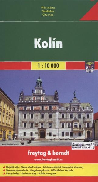 Kolín plán města