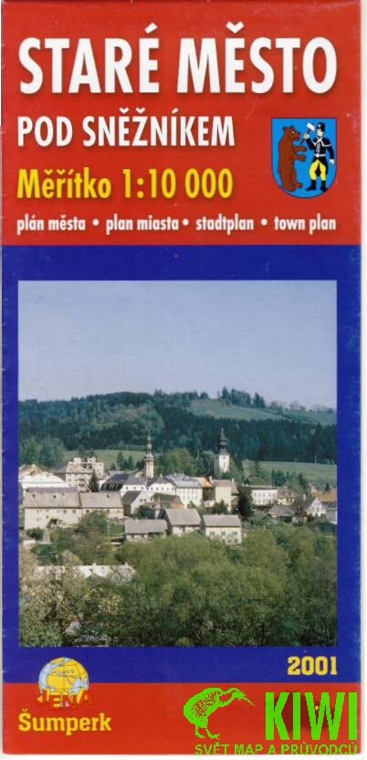 Staré Město pod Sněžníkem plán města 1:10^000