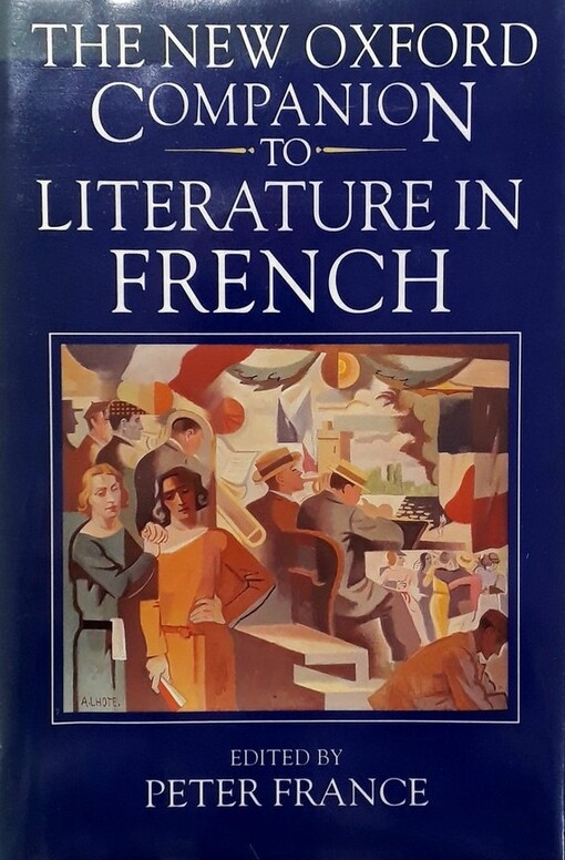 The new Oxford companion to literature in Franch