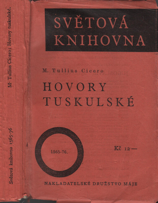 Hovory tuskulské: věnované M. Brutovi : knihy patery