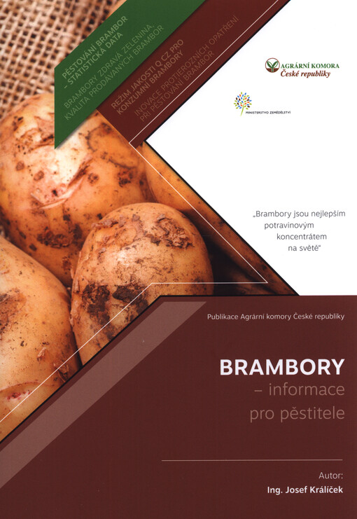 Brambory - informace pro pěstitele