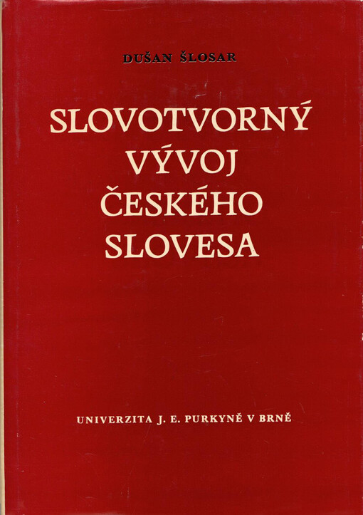 Slovotvorný vývoj českého slovesa