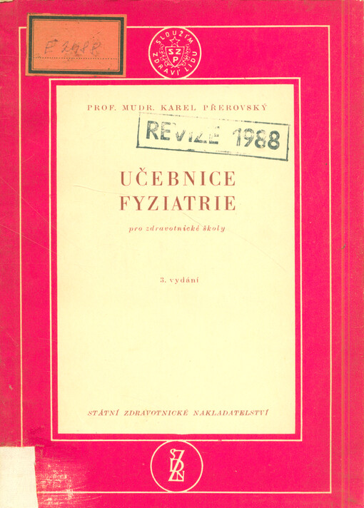 Učebnice fyziatrie pro zdravotnické školy