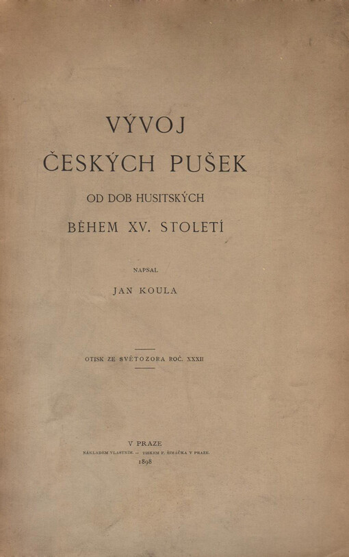 Vývoj českých pušek od dob husitských během XV. století