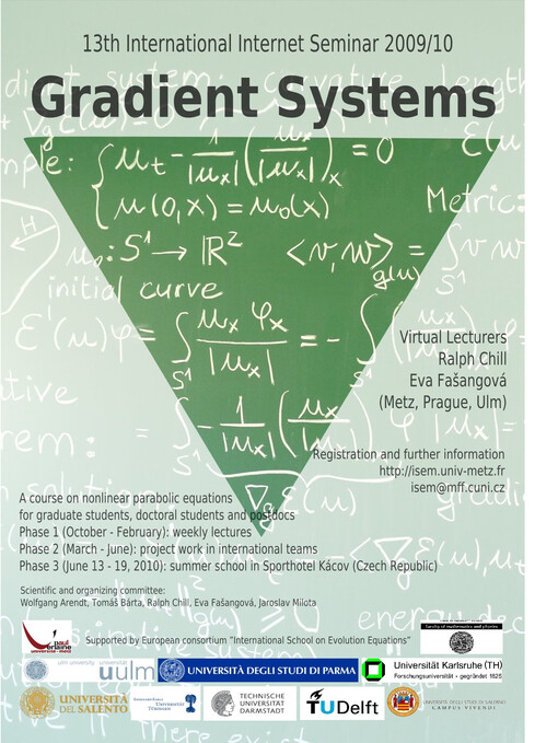 Gradient Systems: 13th International Internet Seminar : [Metz], June 7, 2010